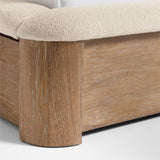 Palermo Upholstered Wood Queen Storage B.