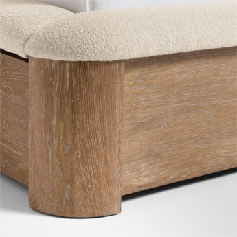 Palermo Upholstered Wood King Storage Be.