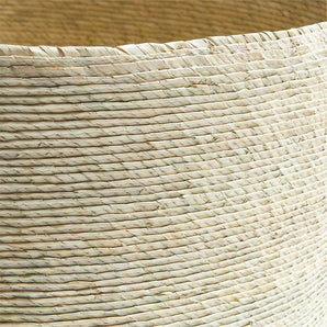 Palmera Medium Woven Bin with Lid.