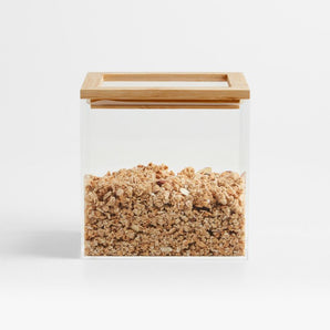 Pantry & Drawer Storage Container with Bamboo Lid