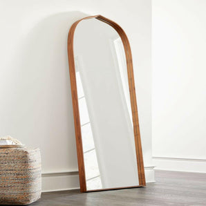 Penarth Walnut Floor Mirror 35.4"x76".