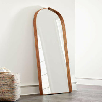 Penarth Walnut Floor Mirror 35.4"x76".
