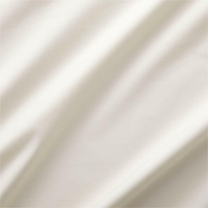 Favorite Organic Cotton Percale Ivory Queen Bed Sheet Set.