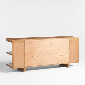 Pierre Light Brown Oak Wood Sideboard.
