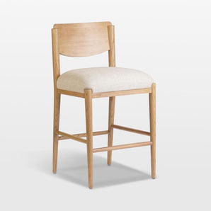 Piran Essence Natural Counter Stool.