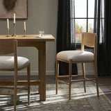 Piran Essence Natural Counter Stool.
