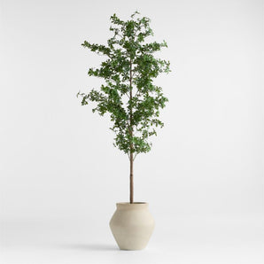 Potted Faux Olive Tree 7.5'
