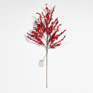 Mini Berry Pre-Lit Holiday Stem
