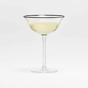 Range 6.5-Oz. Coupe Glass by Leanne Ford.