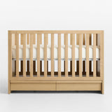 Raya Natural Oak Wood Convertible Baby C.