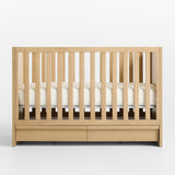 Raya Natural Oak Wood Convertible Baby C.