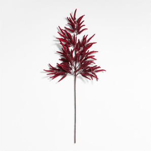 Rama de amaranto rojo artificial para festividades 50"