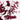 Faux Large Dark Red Eucalyptus Branch 72".