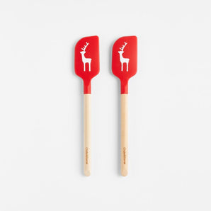 Reindeer Mini Spatulas, Set of 2