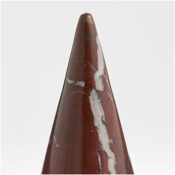 Red Solid Marble Holiday Tree Small 5".
