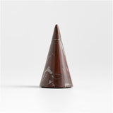 Red Solid Marble Holiday Tree Small 5".