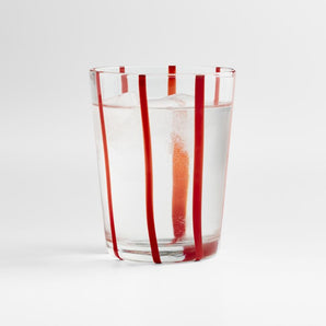 Striped Holiday Glass