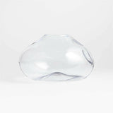 Regen Clear Blown Glass Vase 8".