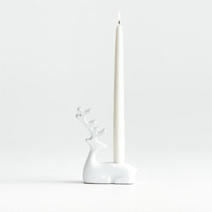 Holiday Reindeer Taper Candle Holder