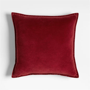 Relaxed Washed Organic Cotton Velvet 20".