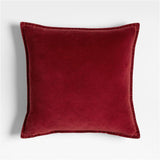 Relaxed Washed Organic Cotton Velvet 20".