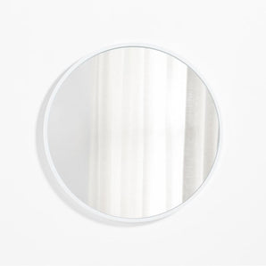 Kids Finn Wood Round Wall Mirror