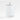 Ribbed White Glass Canister.