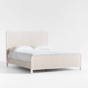 Rica Wood and Grasscloth Bed