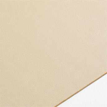 Rizzo Easy Care Recycled Leather Reversible Brown Rectangular Placemat.