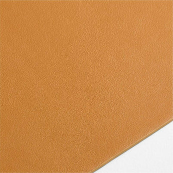 Rizzo Easy Care Recycled Leather Reversible Brown Rectangular Placemat.