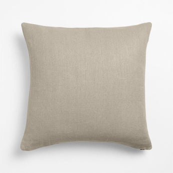 Relaxed Linen 20"x20" Natural Taupe Laye.