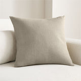 Relaxed Linen 20"x20" Natural Taupe Laye.