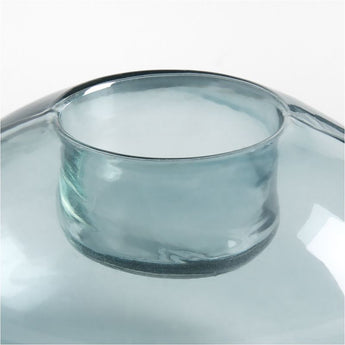 Darwin Blue Rnd Tea Light Hldr.