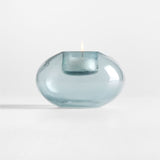 Darwin Blue Rnd Tea Light Hldr.