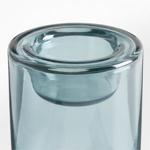 "Darwin Blue 5.5"" Tea Light Hldr".