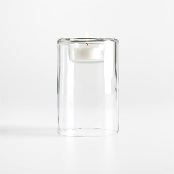 "Darwin Clear 5.5"" Tea Light Hldr".
