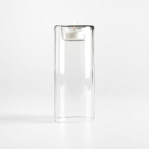 "Darwin Clear 8.5"" Tea Light Hldr".
