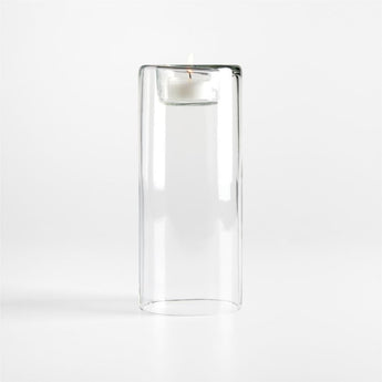 "Darwin Clear 8.5"" Tea Light Hldr".