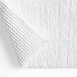 Rylan Organic Cotton White Bath Mat 24"x36".