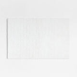 Rylan Organic Cotton White Bath Mat 24"x36".