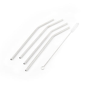 Stainless Steel Straws, Set of 4
