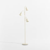 Sadie Scalloped Floor Lamp Crm.