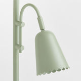 Sadie Scalloped Floor Lamp Sage.