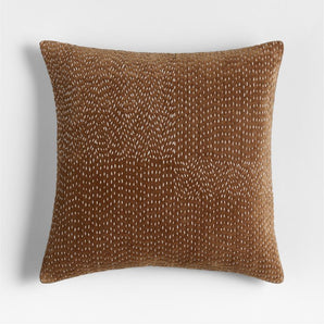 "Sashiko Organic Cotton Velvet 20""x20"".