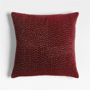 Sashiko Organic Cotton Velvet 20" Lumino.