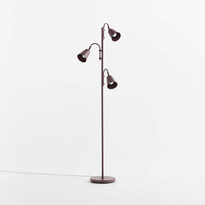 Kids Sadie Scalloped Deep Purple Floor Lamp