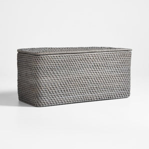 Bolso Rectangular Con Tapa Sedona Gris.