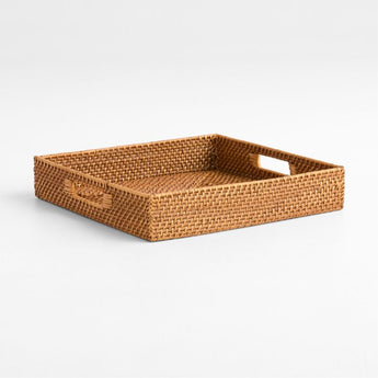 "Sedona Square Tray 16"" Honey".