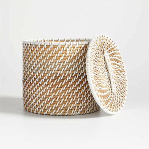 Sedona Medium White Canister.