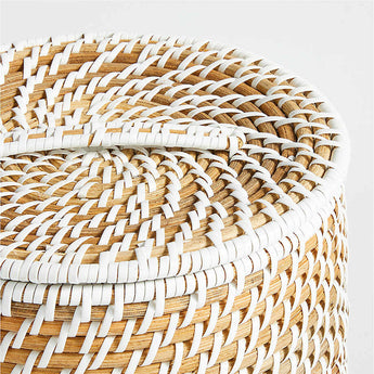 Sedona Medium White Canister.